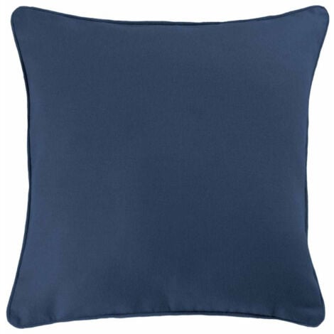 Housse de Coussin Panama 40x40cm Bleu Marine