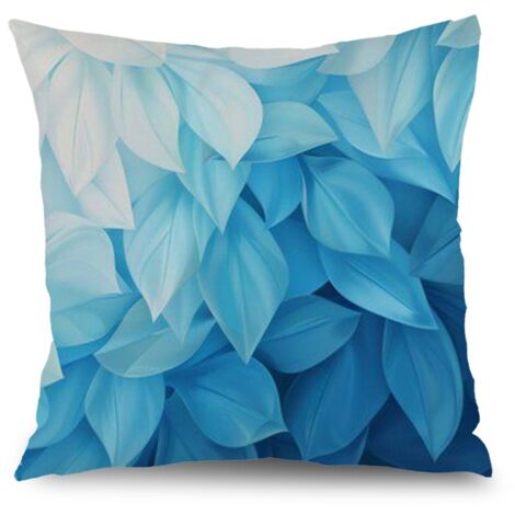 Housse de coussin patio floral, décoration canapé extérieur,40×40cm