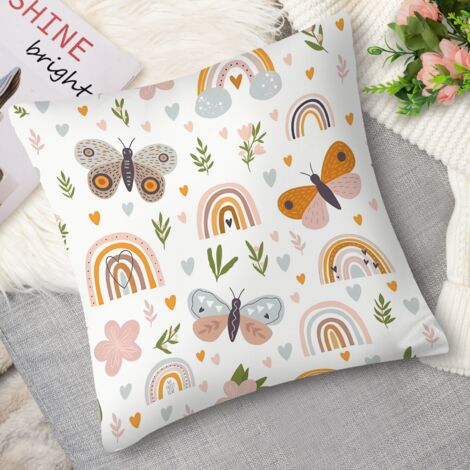 Housse de coussin petits animaux tout doux