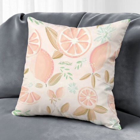 Housse de coussin plantes fleurs vintage, décoration maison moderne,50×50cm
