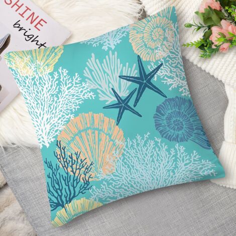 Housse de coussin poisson-perroquet vintage