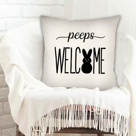Housse de coussin pour décoration intérieure inaltérable pour femme mari petite amie petit ami couple
