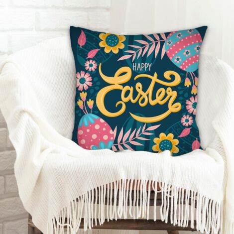 Housse de coussin pour décoration intérieure résistant au lavage pour canapé lit chaise décoratif de ferme la saint-valentin