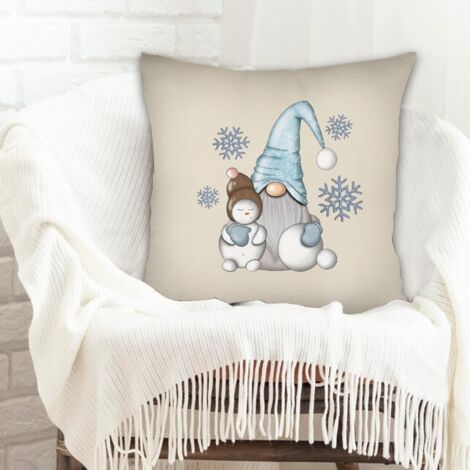 Housse de coussin pour décoration intérieure solide pour la Saint-Valentin, la Fête des Mères, anniversaire