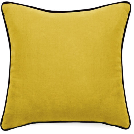 Housse de coussin 50x50 cm PANAMA Jaune Curry