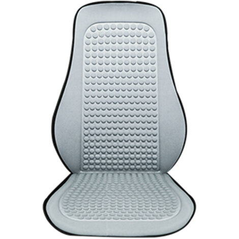 Housse de coussin rafraîchissante pour siège auto/maison/chaise, respirante et confortable, grise.