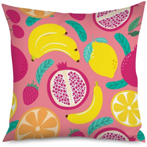 Housse de coussin raisin mignon, violet doux