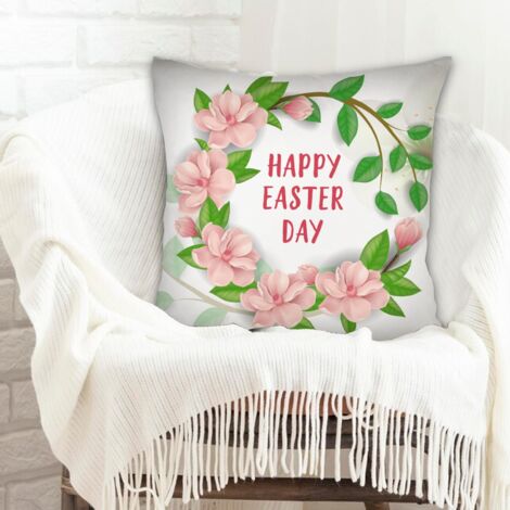 Housse de coussin sans coussin 45x45 lavable en machine pour petit ami anniversaire anniversaire de naissance la saint-valentin noël
