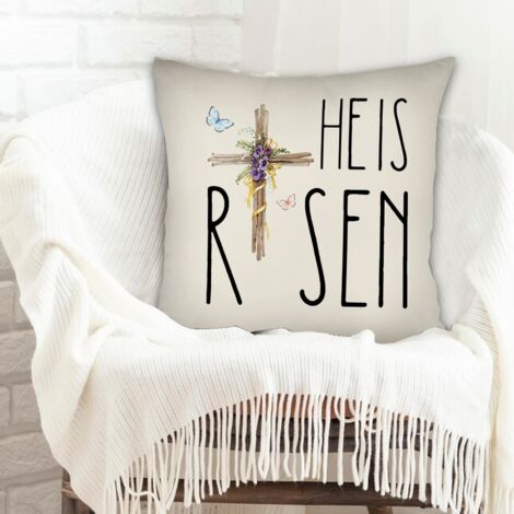 Housse de coussin sans coussin déhoussable pour canapé lit chaise décoratif de ferme la saint-valentin