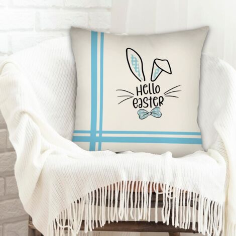 Housse de coussin sans coussin solide pour mariage, anniversaire, naissance de bébé