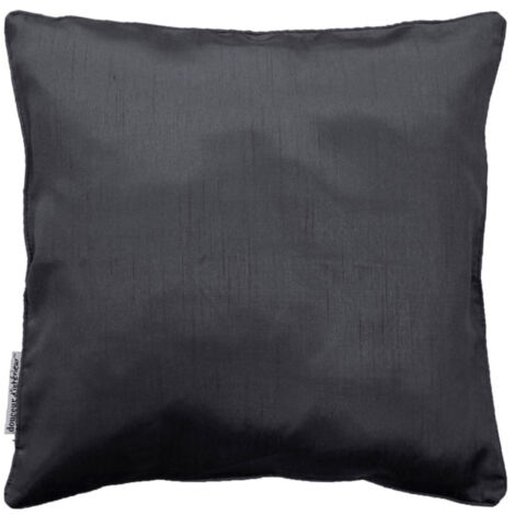 Housse de Coussin "Shana" 40x40cm Gris Anthracite