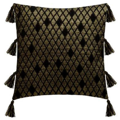 Housse de Coussin "Shine" 40x40cm Noir