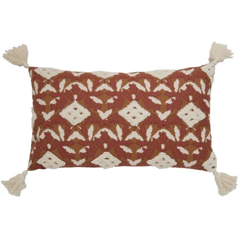 Housse de coussin Sienna 30x50cm terracotta - Atmosphera créateur d'intérieur