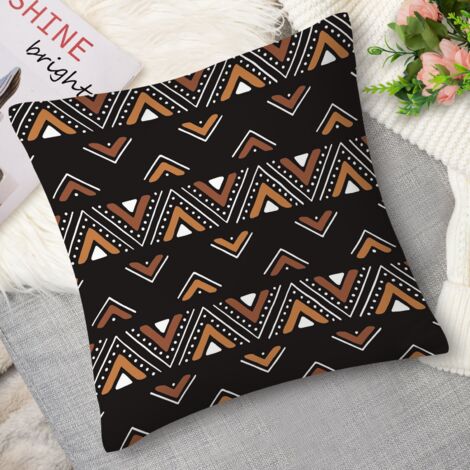 Housse de coussin style bohème, nature