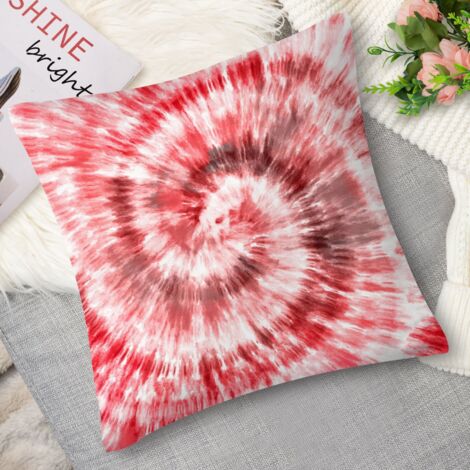 Housse de coussin tie-dye effet nuage