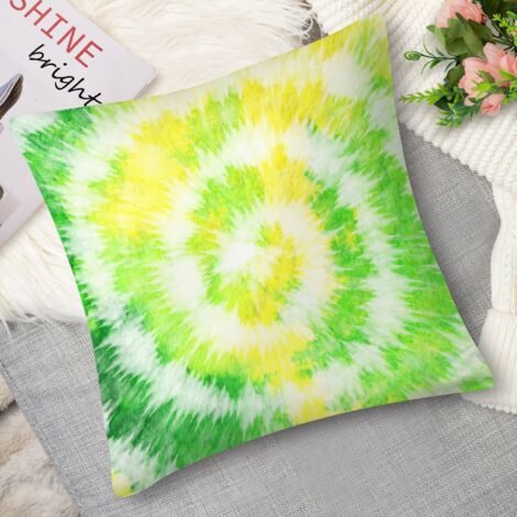 Housse de coussin tie-dye marbré, chic