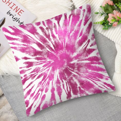 Housse de coussin tie-dye unique