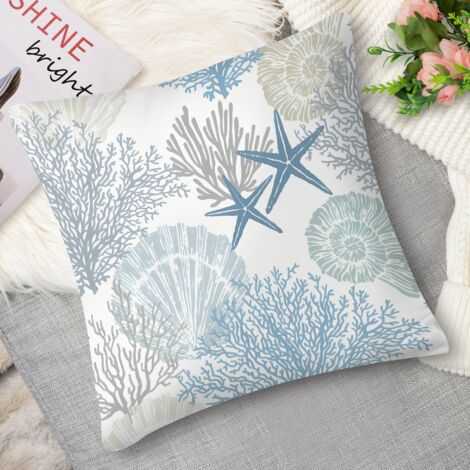 Housse de coussin tortue de mer vintage