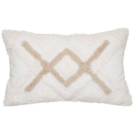 Housse de coussin tufté 30x50 cm