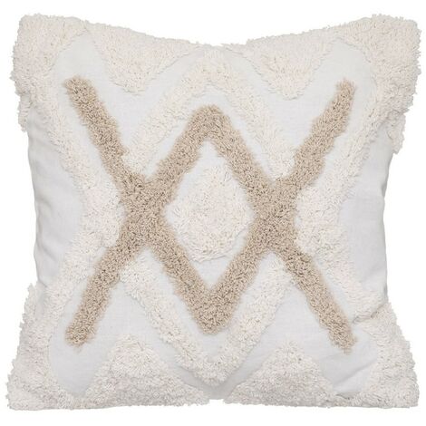 Housse de coussin tufté 40x40 cm
