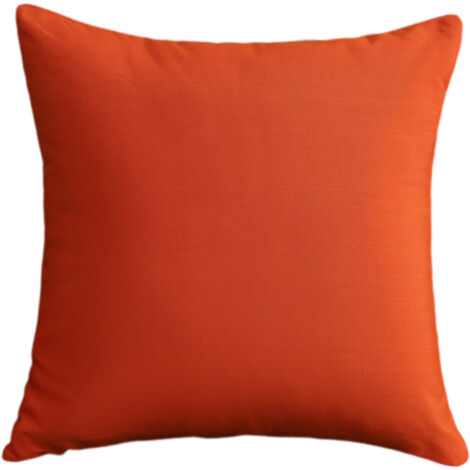 Housse de coussin unie à carreaux pour Halloween, sans rayures centrales, 45 x 45 cm