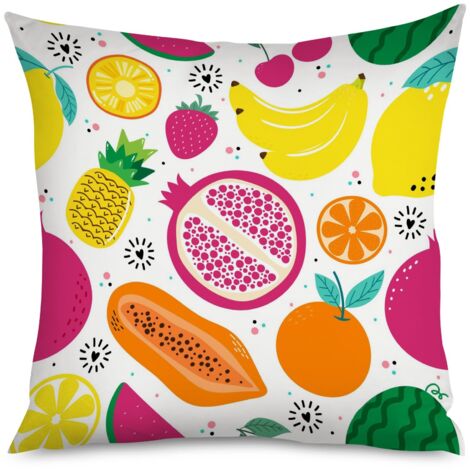 Housse de Coussin with cassis mignon, petits fruits