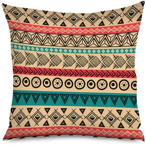 Housse de Coussin with motifs mandala fleuri, bohème