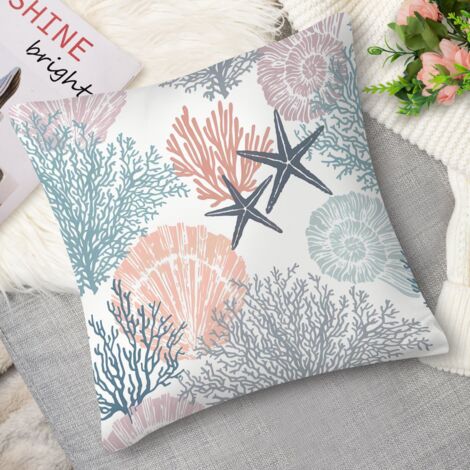 Housse de Coussin with saumon rétro, graphique