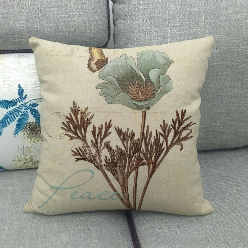 Housse de coussin,Coussin de garnissage 45x45 cm - Rétro C- linge de haute qualité-RAPANDA