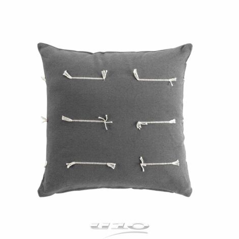 Housse de Coussins déco Anthracite 40 x 40 cm Filéo.
