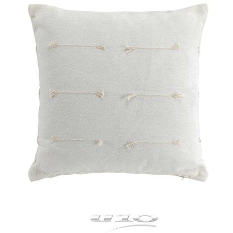 Housse de Coussins déco Beige 40 x 40 cm Filéo.
