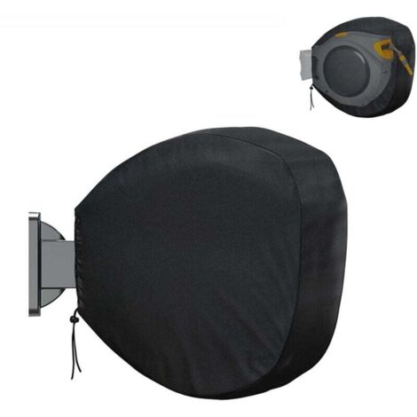 Housse de dévidoir de Tuyau de Jardin rétractable en Tissu Oxford 420D résistant aux intempéries, Housse de Protection pour Enrouleur de Tuyau d'arrosage pour Rangement de Tuyau d'extérieur