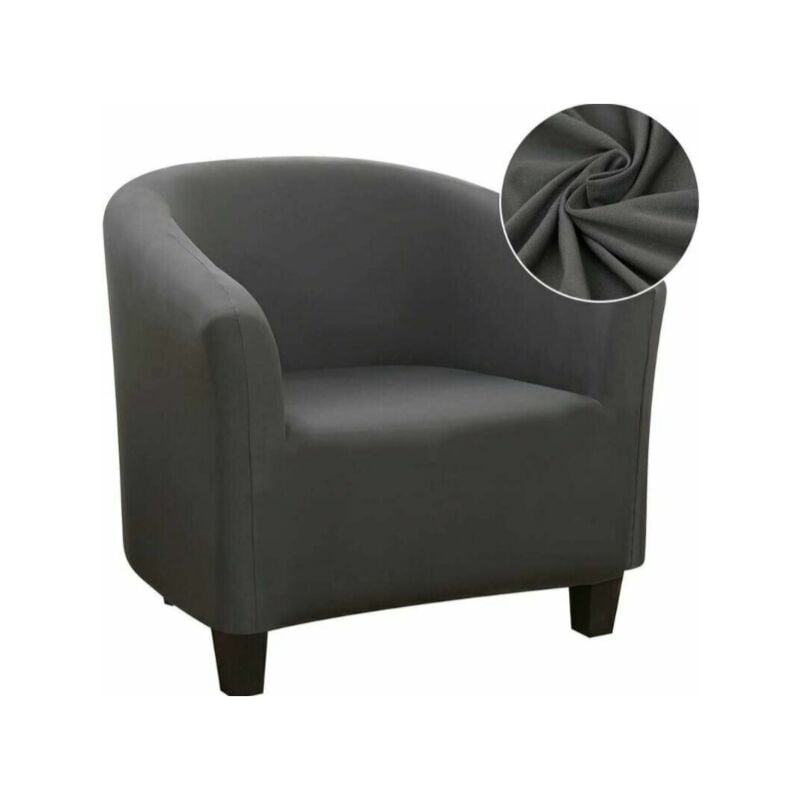 Alovez - Housse de Fauteuil Cabriolet Extensible,Facile à Installer et à Laver, Housse de Chaise avec Accoudoirs Couverture de Fauteuil Chesterfield