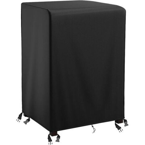 Housse de Fauteuil de Jardin Empilables 68x 68x 110cm 210D Meuble en Tissu Oxford Housse de Protection chaises Étanche Résistance au Vent Anti-UV pour Couverture Chaise Jardin housse de chaise