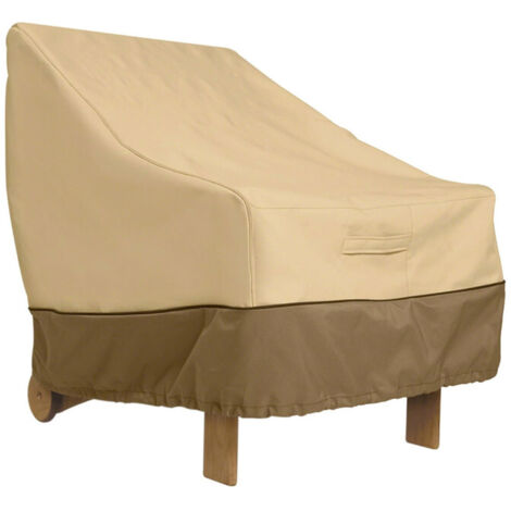 Housse De Protection Pour Fauteuil De Jardin – 68x68x92 Cm – Étanche Et Anti-UV – Polyester 600D