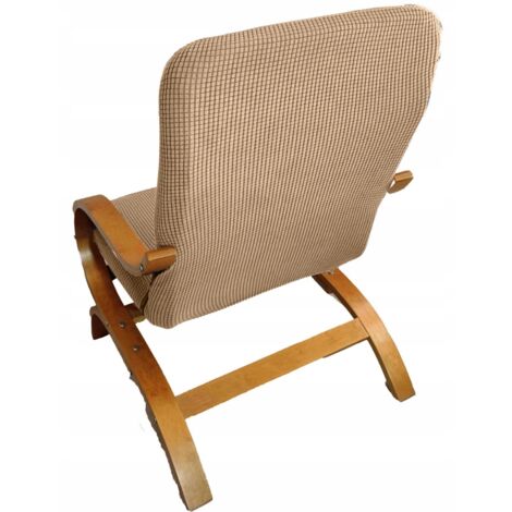 Housse de fauteuil FINKA, jacquard COFFEE