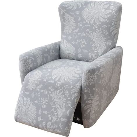 Housse de Fauteuil Relax Extensible 1 Place, Couverture pour Chaise ou Canapé Relax, Housse de Fauteuil Relax Inclinable Électrique,