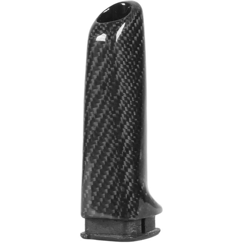 Start - Housse de frein à main en fibre de carbone noir brillant, accessoire d'intérieur de voiture de remplacement pour E36 E46 E90 E92 F30 F32 F80