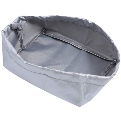 Housse de friteuse 20x15x8cm 420D Housse de protection en tissu Oxford Housse de protection extérieure pour machine à frire pour un usage domestique(argent) 3111200005813