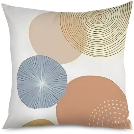 Housse de Housse Coussin Design Géométrique Élégant