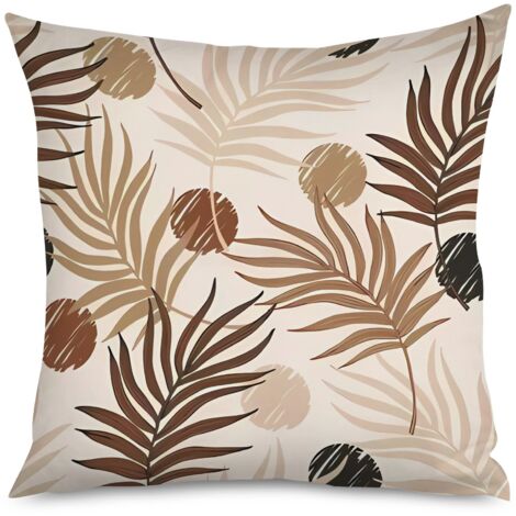 Housse de Housse Coussin Géométrique Noir et Blanc Déco