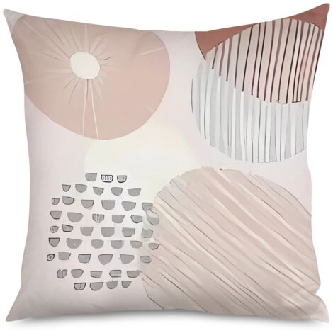 Housse de Housse Coussin Lignes Géométriques Modernes
