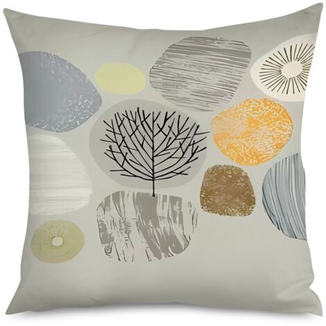 Housse de Housse Coussin Moderne Géométrique Salon Chambre