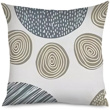 Housse de Housse Coussin Motif Géométrique Chambre Salon
