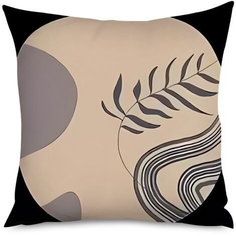 Housse de Housse Coussin Motif Géométrique Scandinave