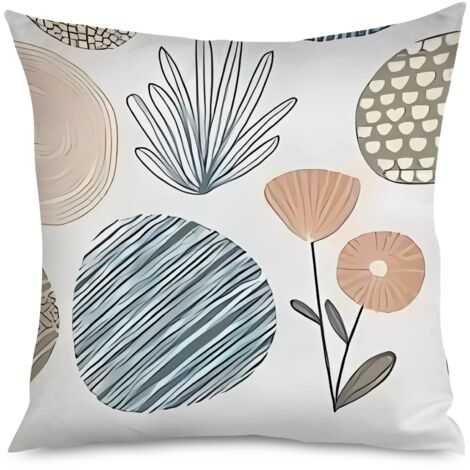 Housse de Housse Coussin Style Moderne Géométrique