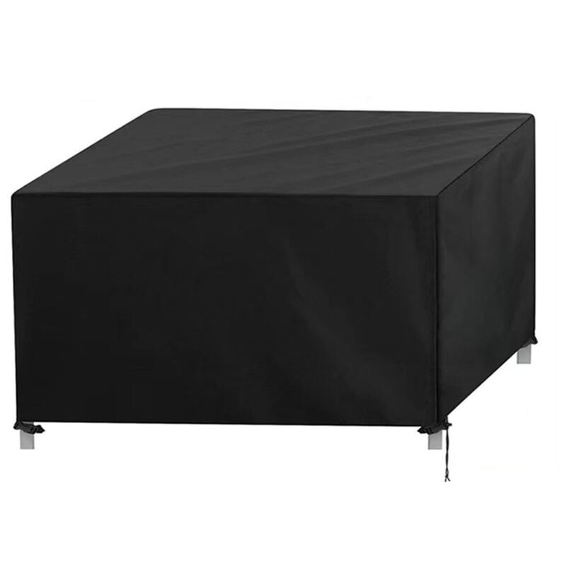 Housse de Jardin Table, Bache Protection Table Imperméable, Salon de Jardin Exterieur Rectangulaire, 120 x 120 x 74cm