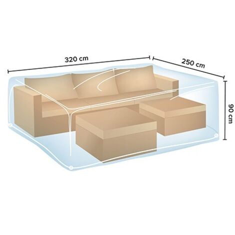 HOUSSE DE JARDIN XXL - 90X320X250