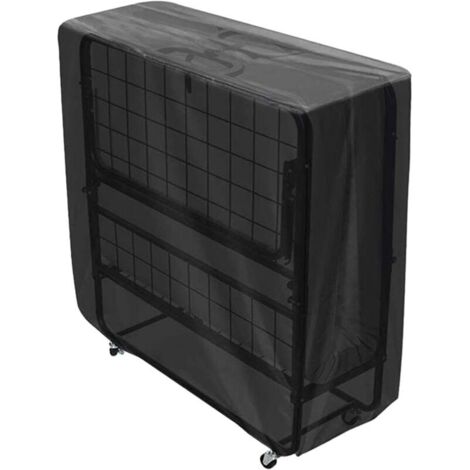 Housse de lit pliable imperméable pour lit de voyage ,Housse de rangement anti-poussière,Housse de lit pliable,Protection de lit d'extérieur, Pour intérieur et extérieur(130x30.5x99)