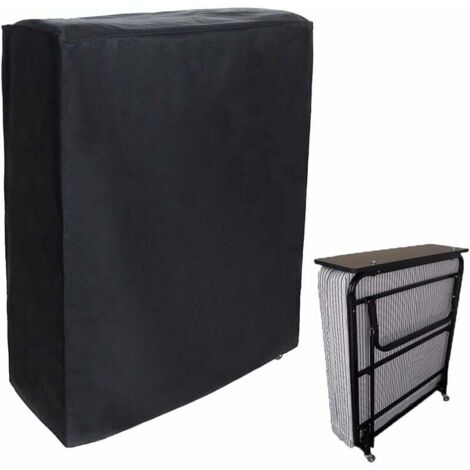 Housse de lit pliable pour lit double, sac de rangement imperméable et respirant